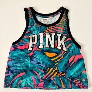 Victoria Secret Pink Floral Tank Top Women’s XS